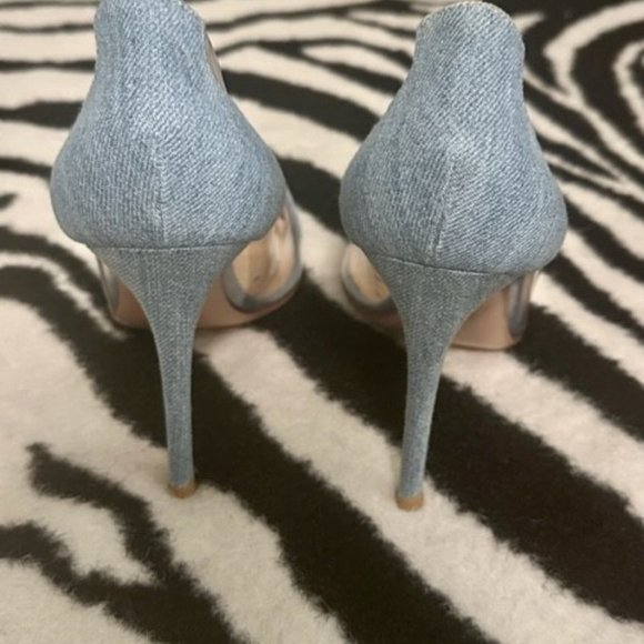 Denim GIANVITO ROSSI Pumps (10.5) - Picture 12 of 14